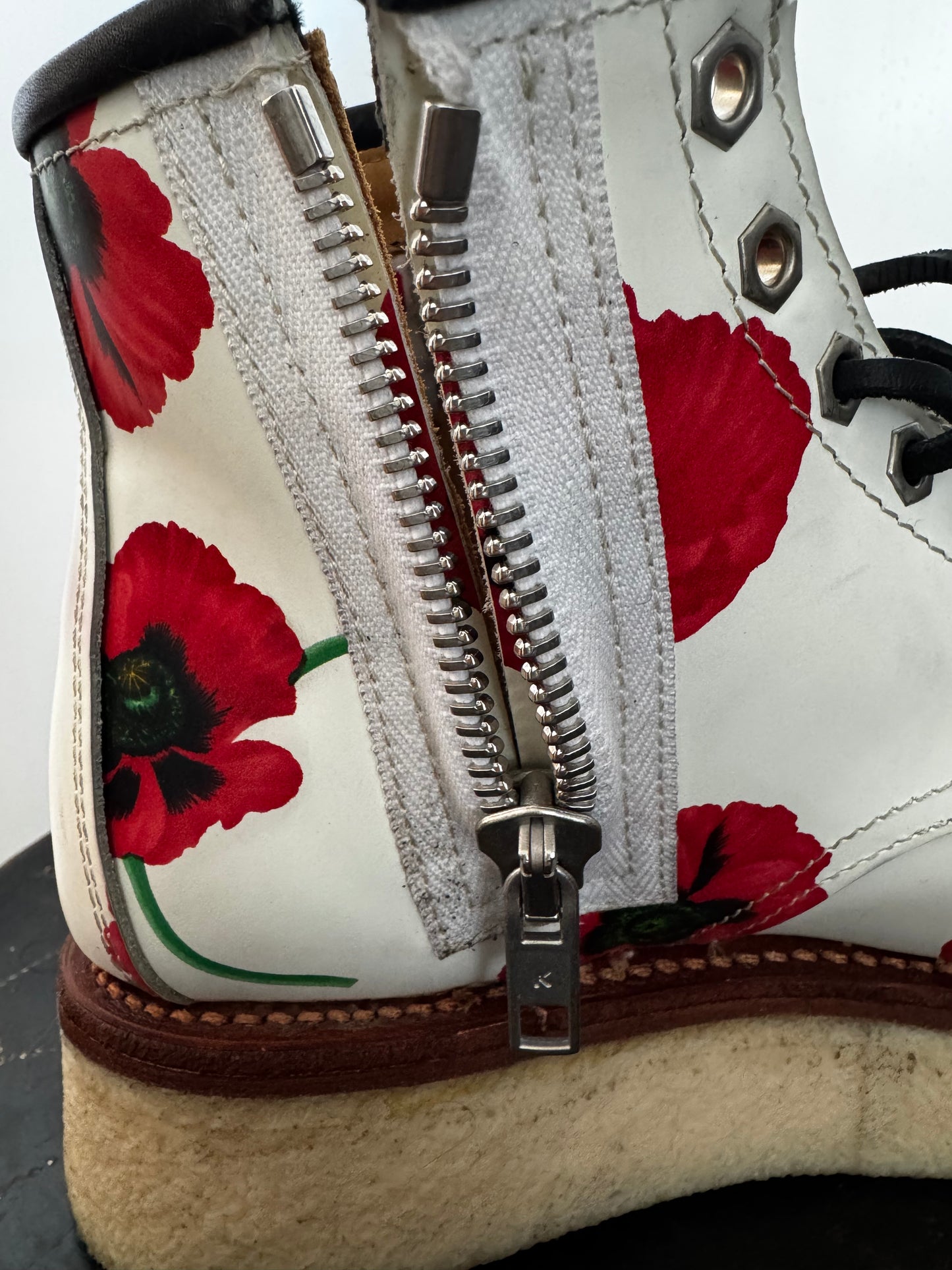 Boots Kenzo Yama Flowers femme cuir – bottines florales luxe taille 37