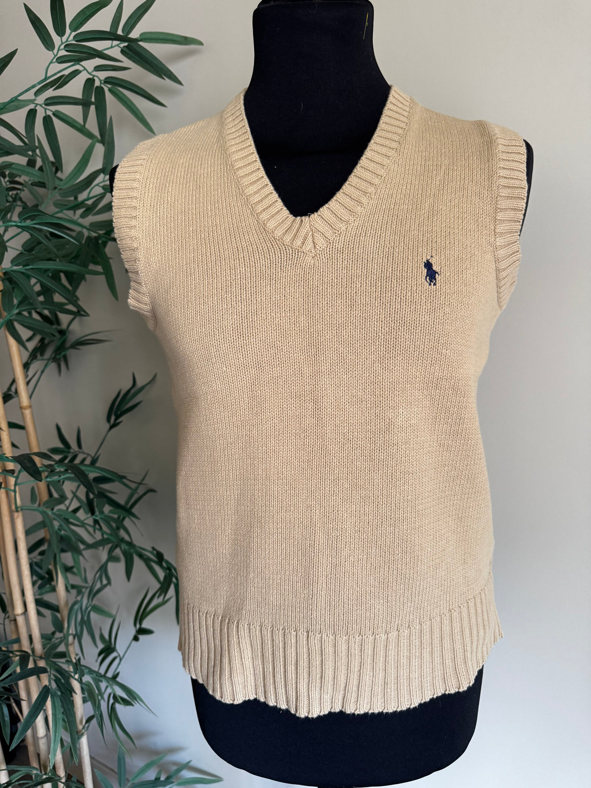 Pull Sans Manches Polo Ralph Lauren Vintage – (Style Preppy)