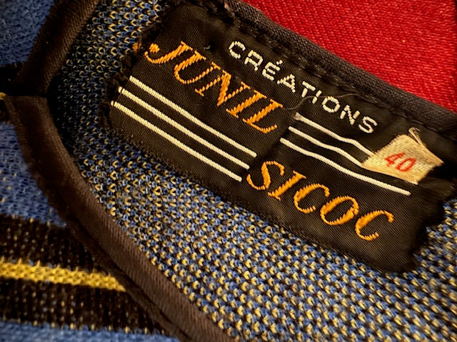 Robe vintage rayée-Créations Junil Sicoc (Taille 40)