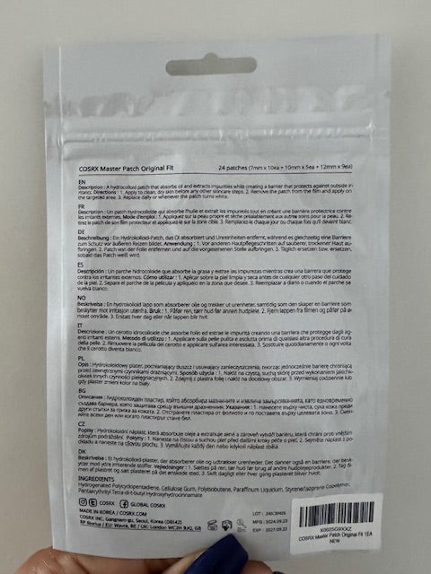 COSRX Master Patch Original Fit-Patchs Anti-imperfections(24 patchs )