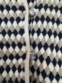CARDIGAN BIKKEMBERGS EN LAINE MADE IN ITALY- TAILLE L