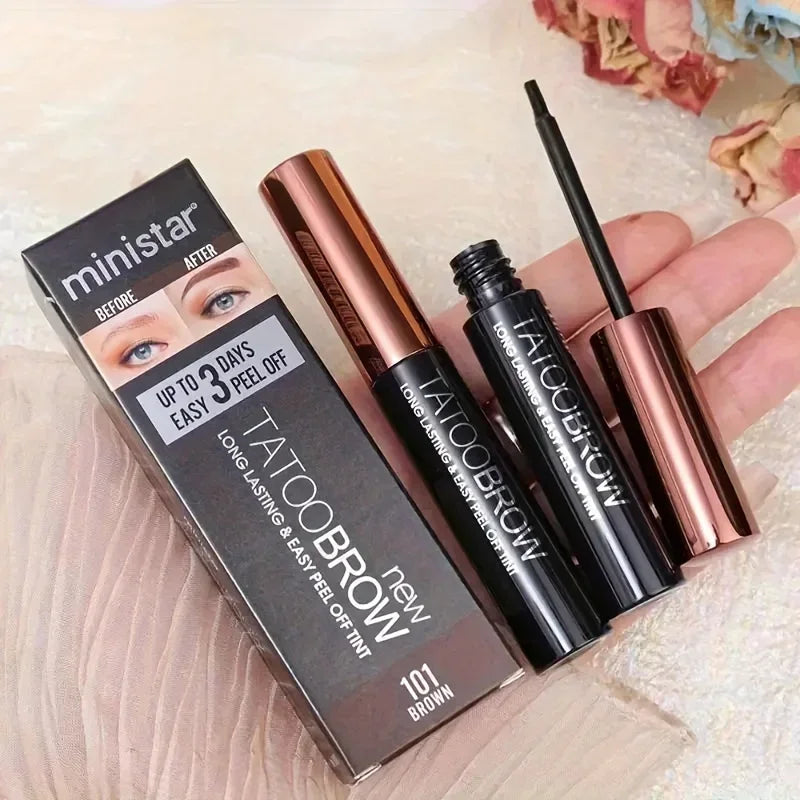 GEL SEMI-PERMANENT,WATERPROOF ET SANS TRANFERT POUR SOURCILS