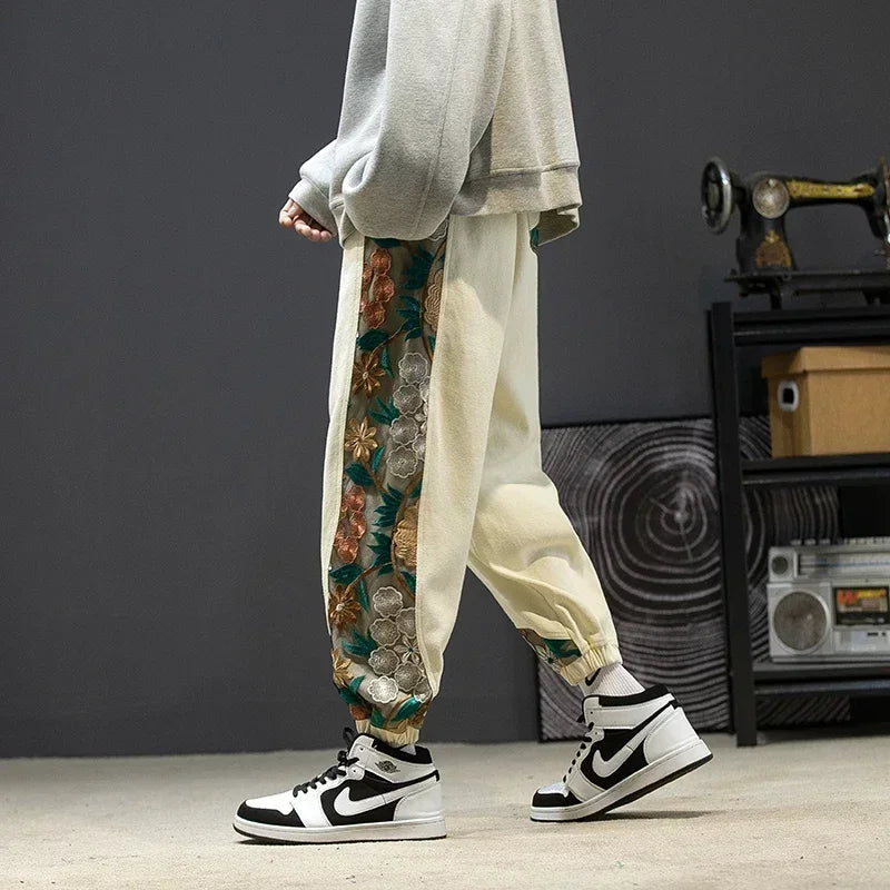PANTALON JOGGING PATCHWORK