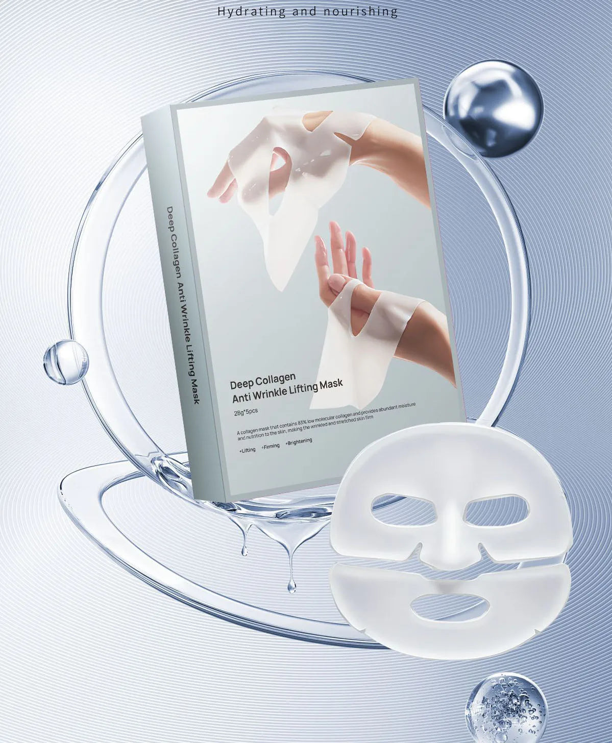 MASQUE DE NUIT AU COLLAGENE ANTI-RIDES, RECONSTITUANT, HYDRATANT