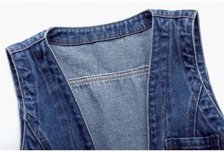 GILET EN JEAN VINTAGE