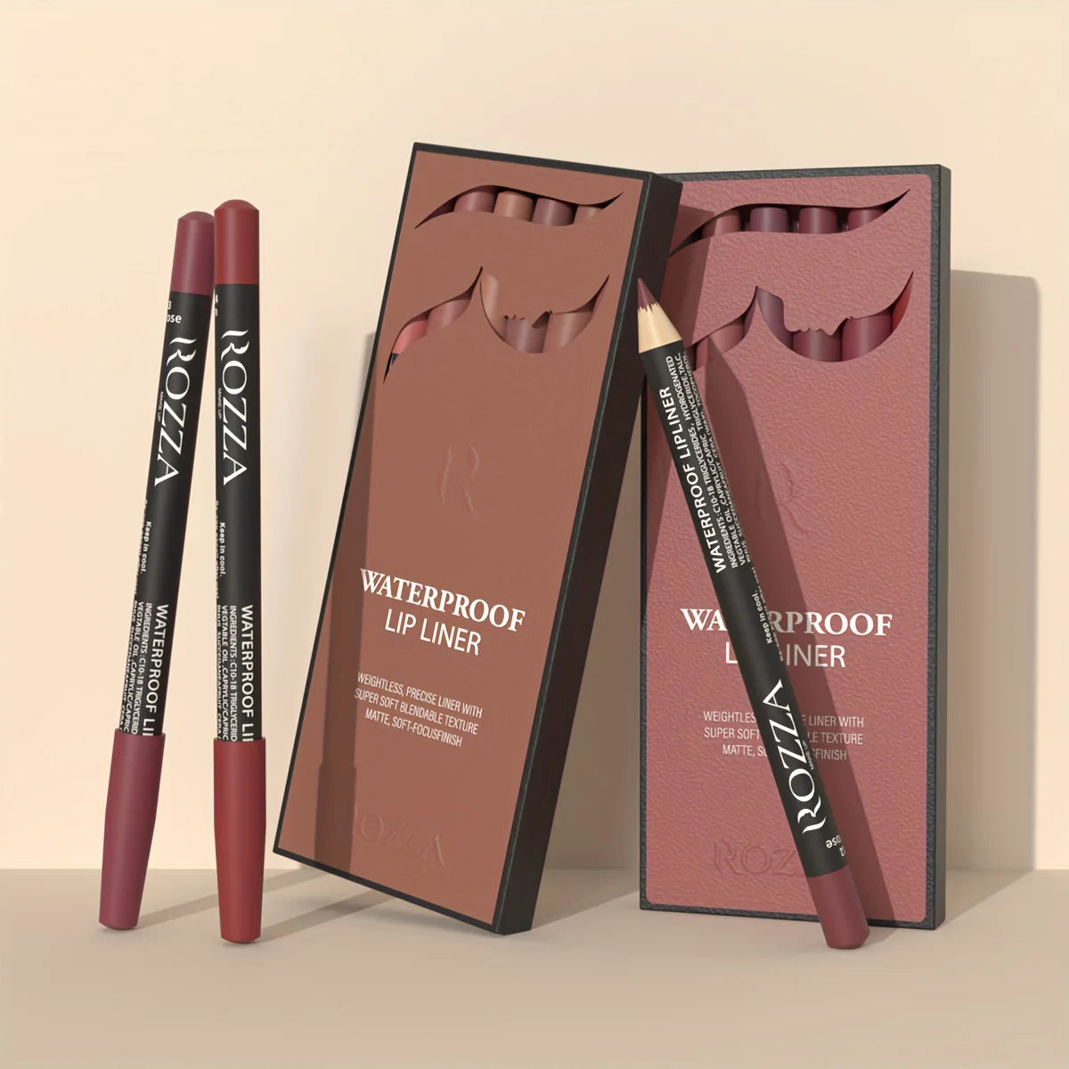 COFFRET DE CRAYONS A LEVRES NUDE WATERPROOF