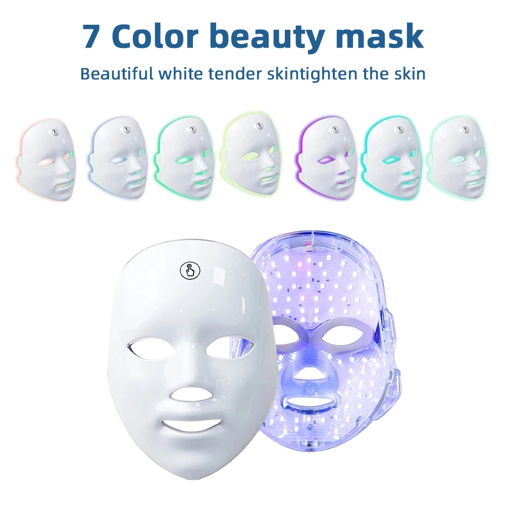 Masque facial LED 7 couleurs