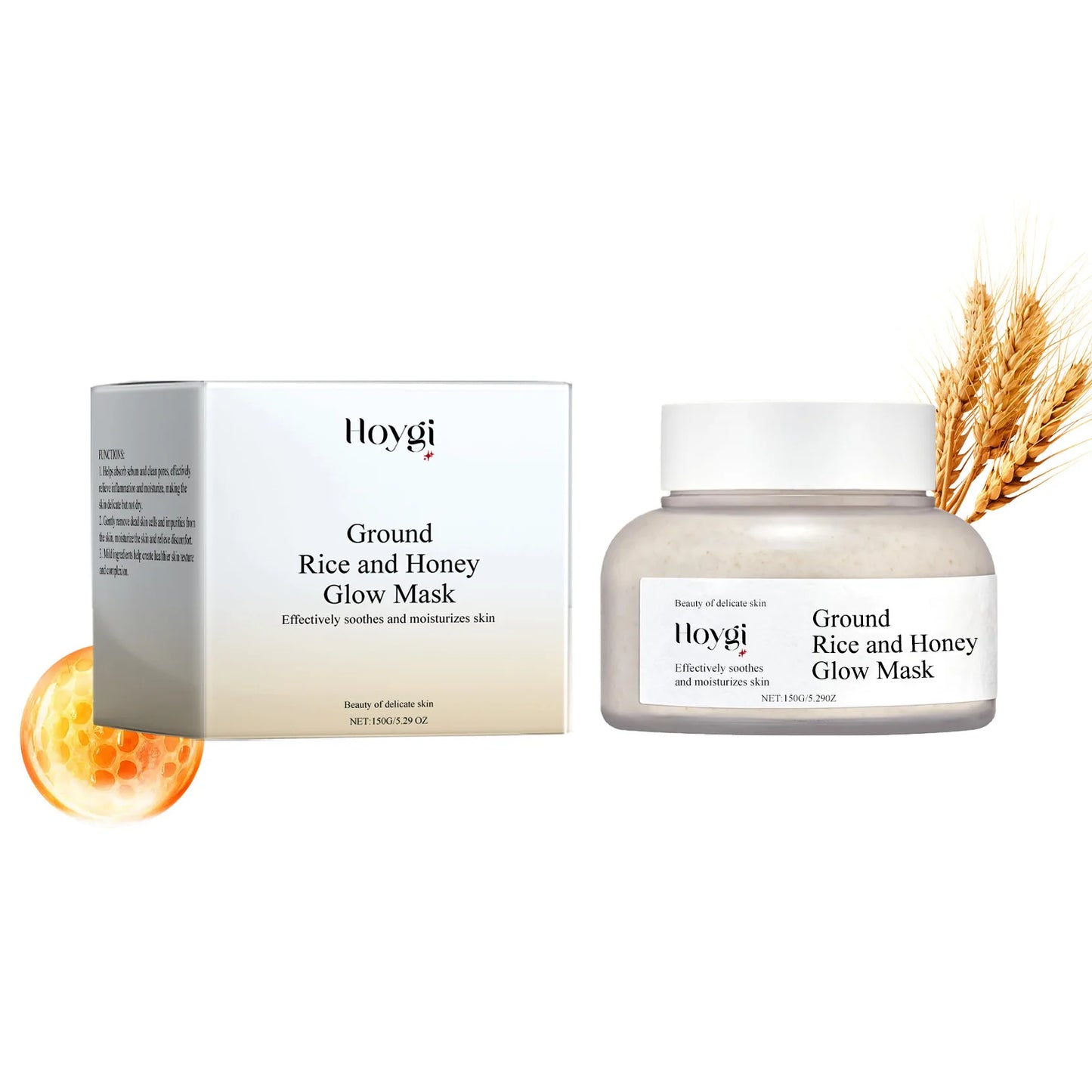 MASQUE REPARATEUR A LA PULPE DE RIZ CRUE