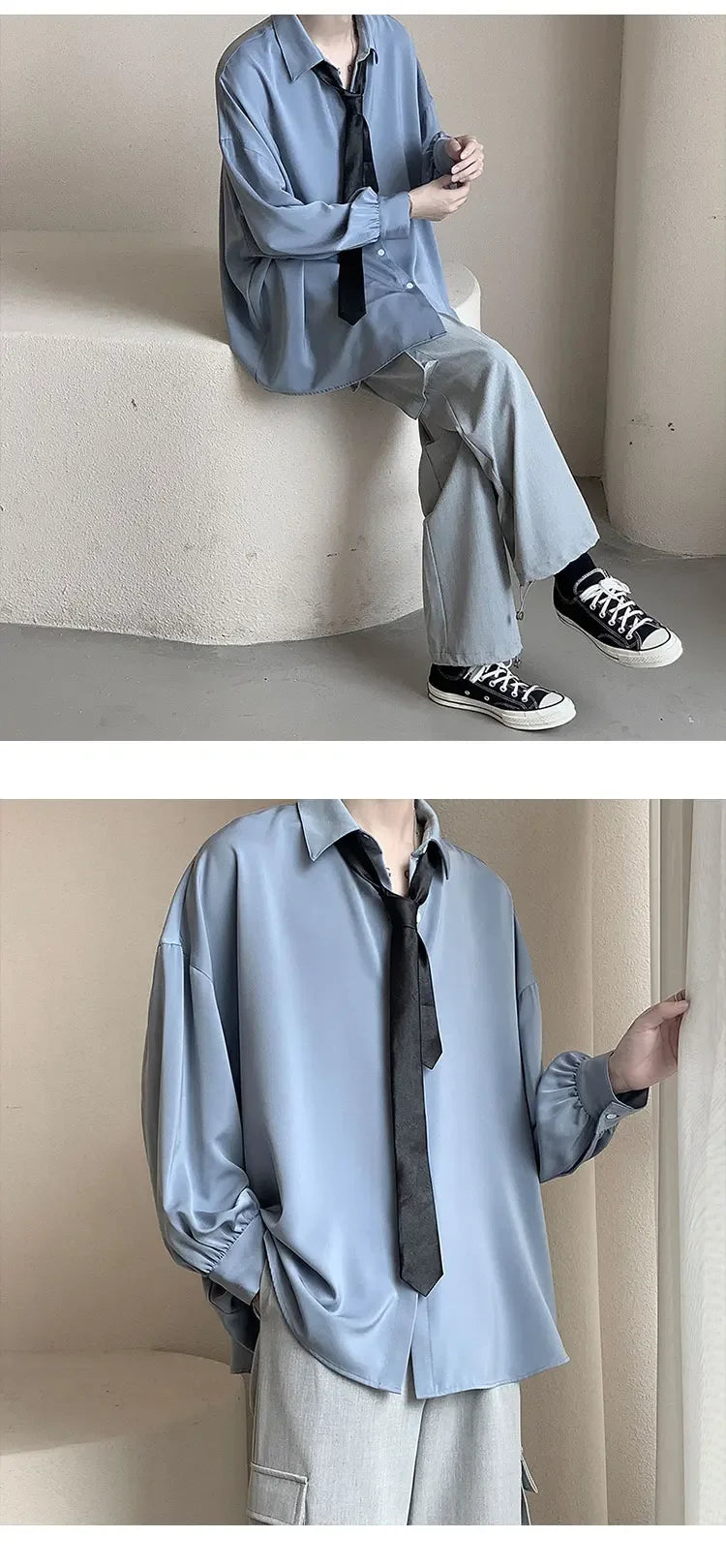 CHEMISE A MANCHES LONGUES CONFORTABLE STYLE COREEN