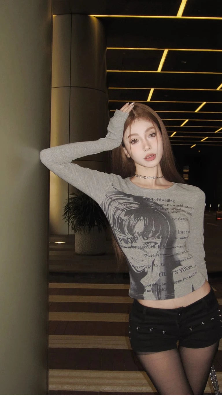 T-SHIRT VINTAGE Y2K SKINNY