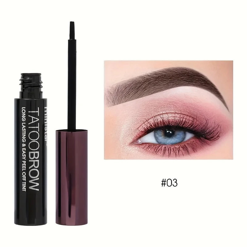 GEL SEMI-PERMANENT,WATERPROOF ET SANS TRANFERT POUR SOURCILS
