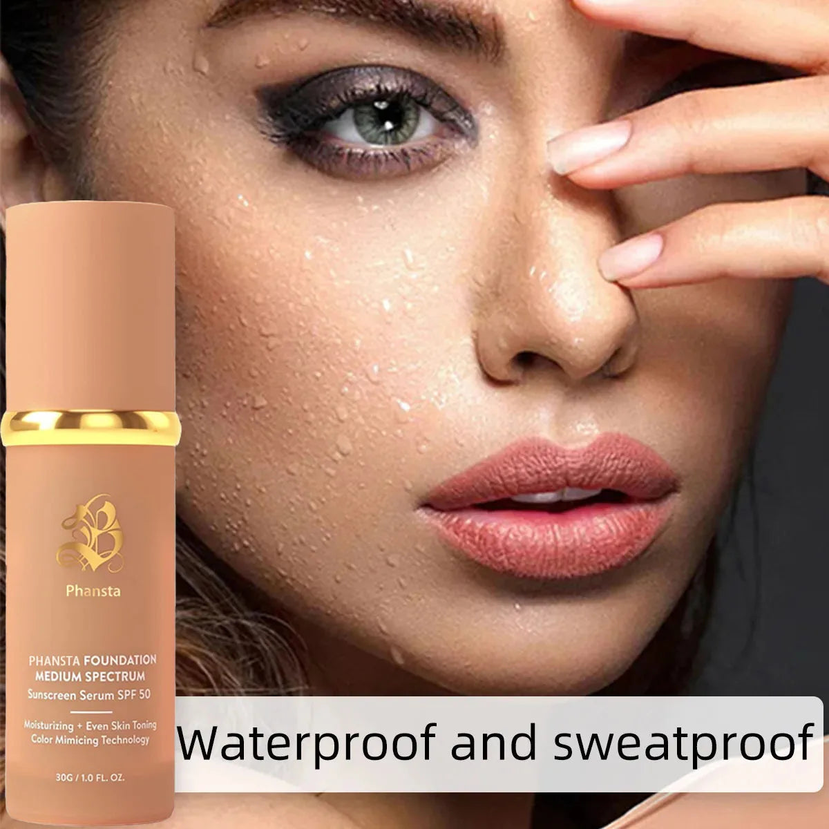 FOND DE TEINT LIQUIDE ,PROTECTION SOLAIRE,WATERPROOF