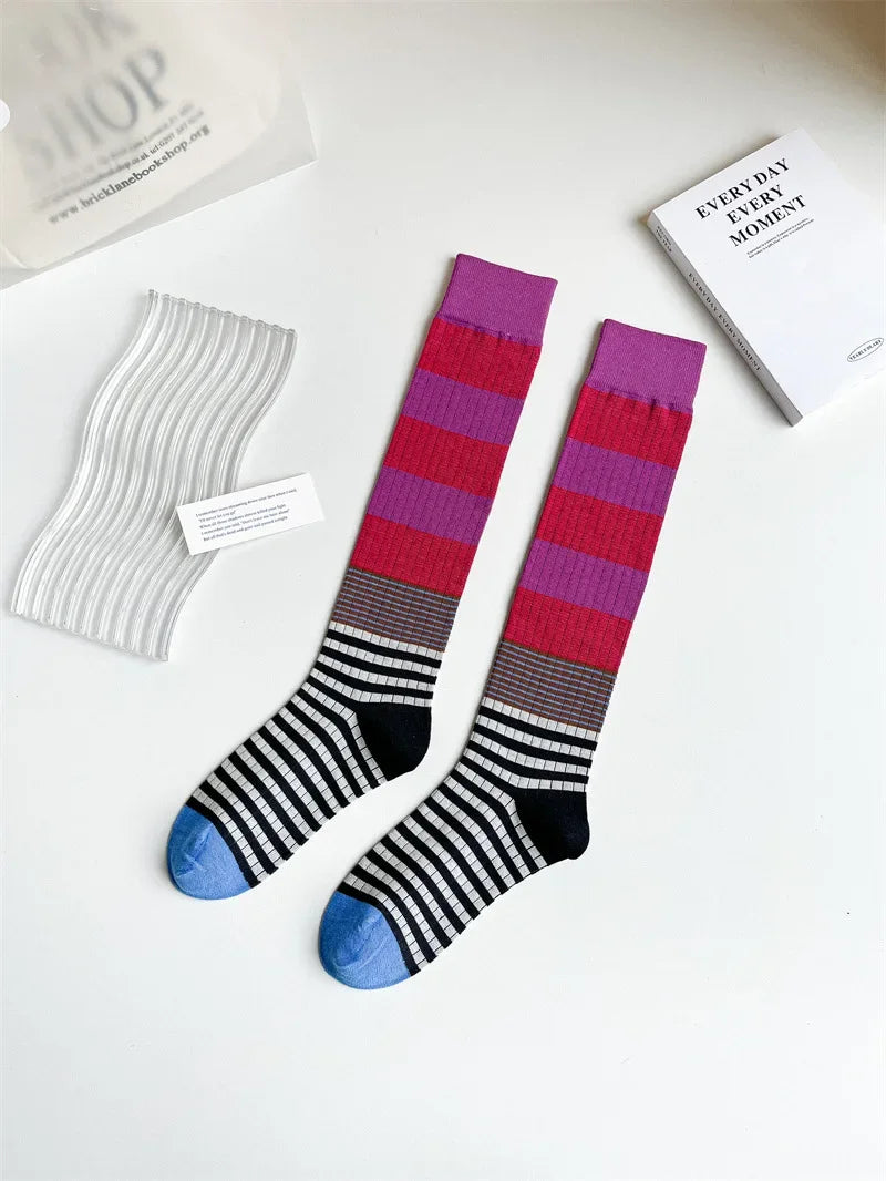 CHAUSSETTES TENDANCES RETRO POLYVALENTES