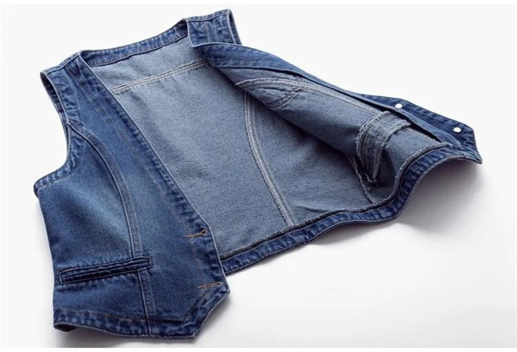 GILET EN JEAN VINTAGE