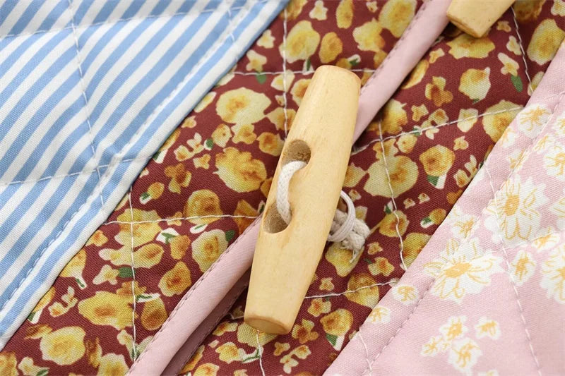 VESTE PATCHWORK VINTAGE FLORAL
