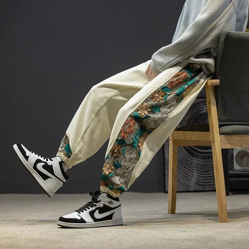 PANTALON JOGGING PATCHWORK