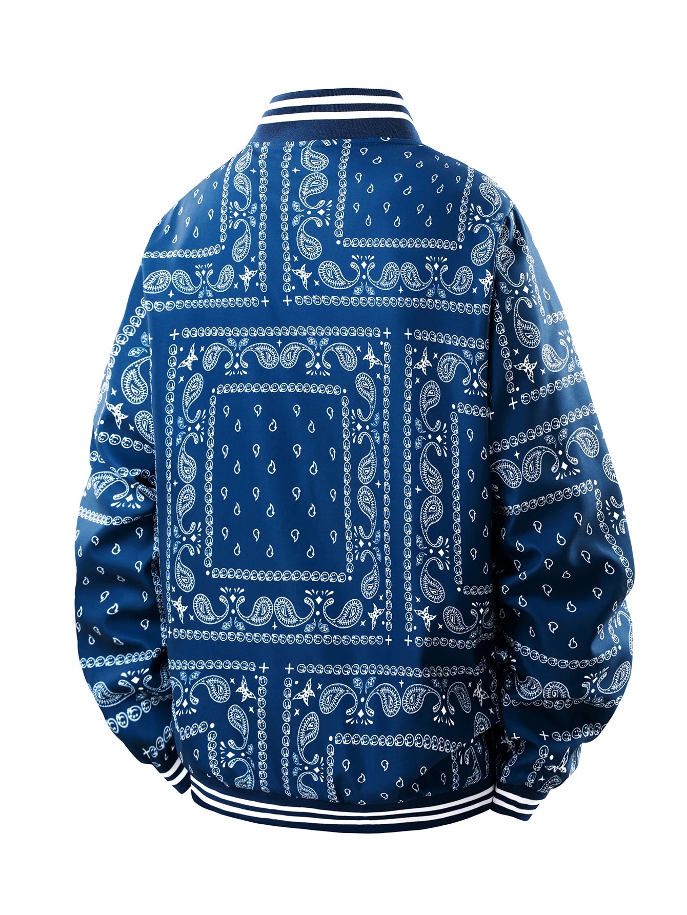 VESTE RETRO JACQUARD AMPLE