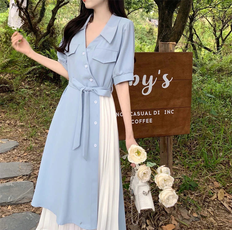 ROBE CHEMISE DECONTRACTEE VINTAGE COREENNE