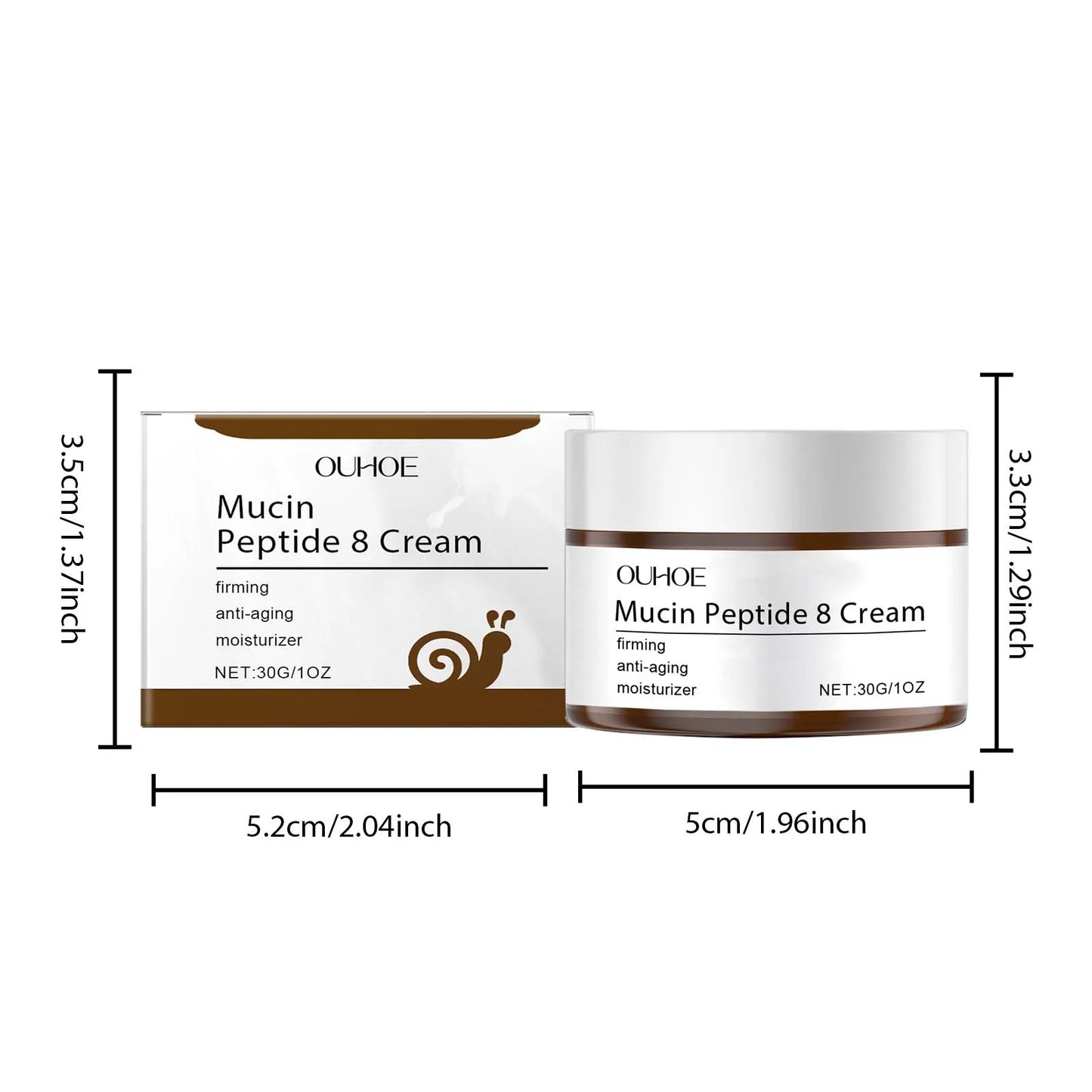 CREME DE RAJEUNISSEMENT AU PEPTIDE DE MUCINE 8