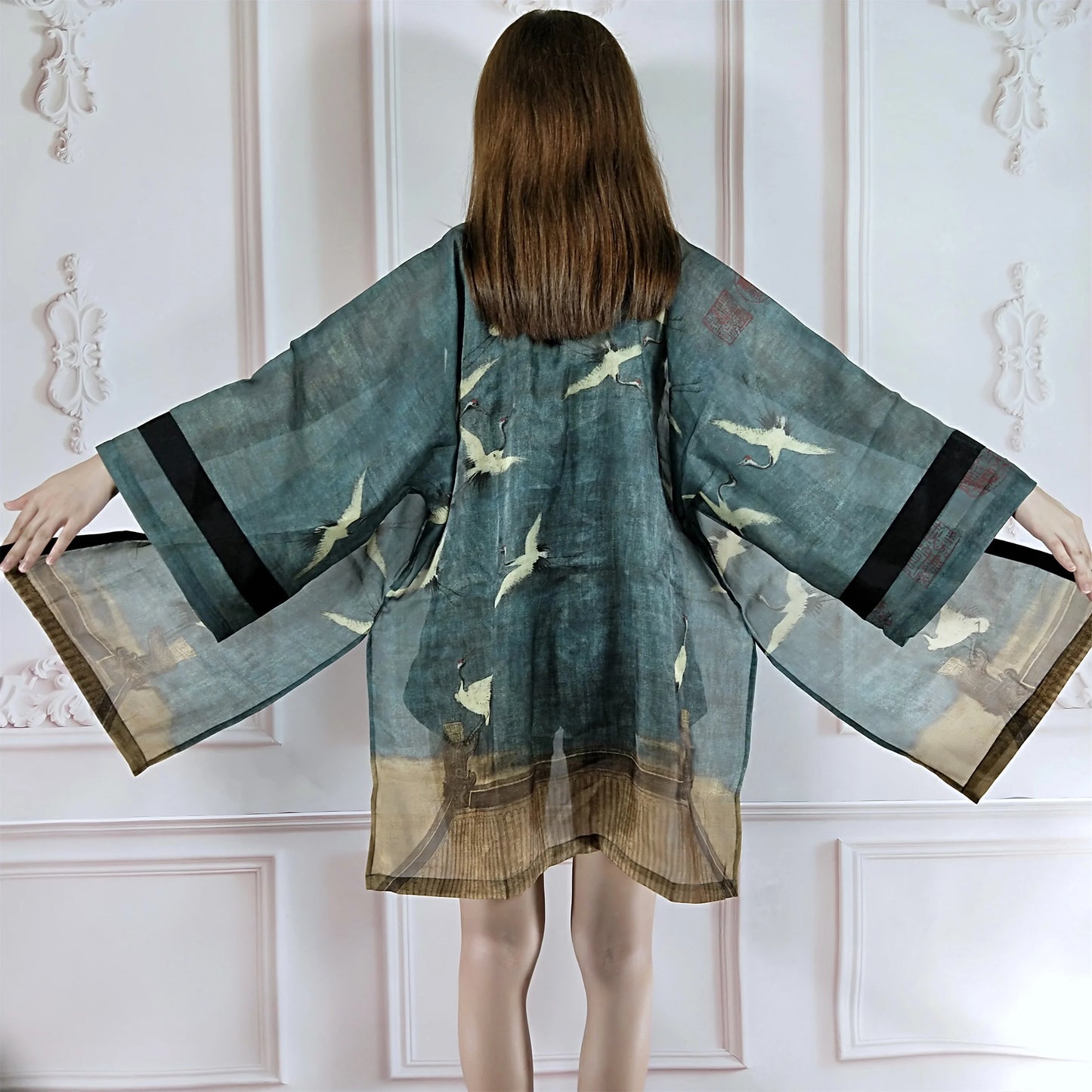 CARDIGAN KIMONO JAPONAIS VINTAGE