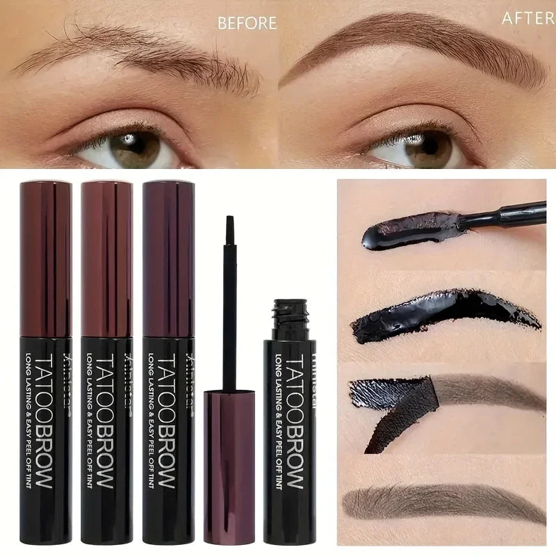 GEL SEMI-PERMANENT,WATERPROOF ET SANS TRANFERT POUR SOURCILS