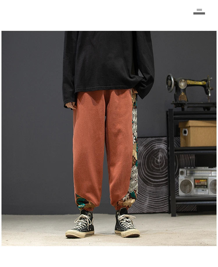 PANTALON JOGGING PATCHWORK