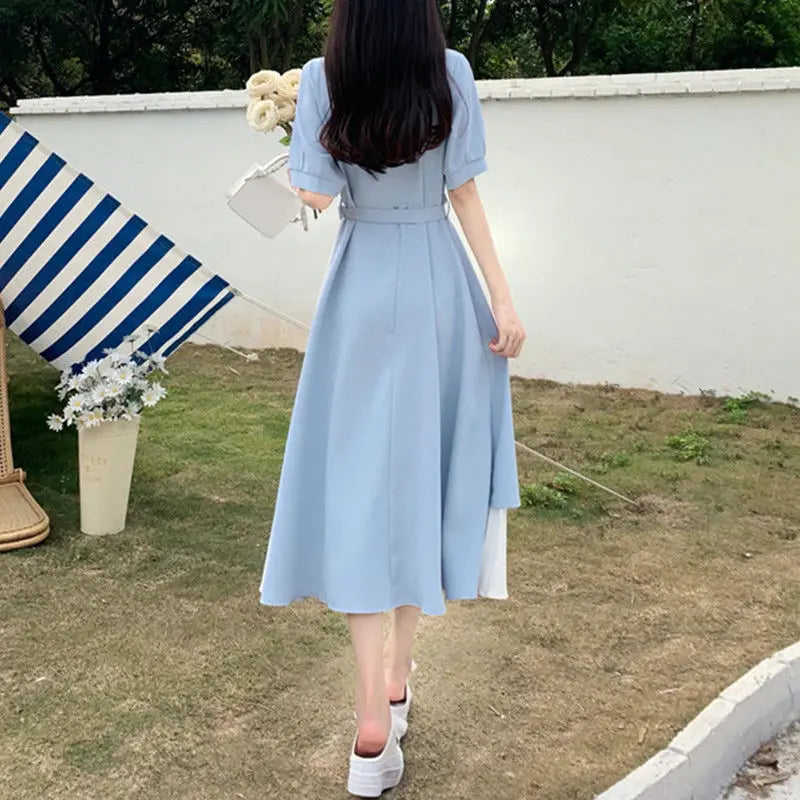 ROBE CHEMISE DECONTRACTEE VINTAGE COREENNE