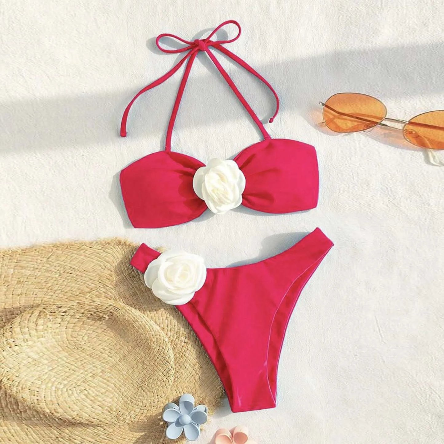 BIKINI A FLEUR 3D