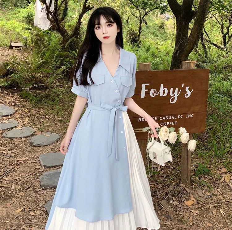 ROBE CHEMISE DECONTRACTEE VINTAGE COREENNE