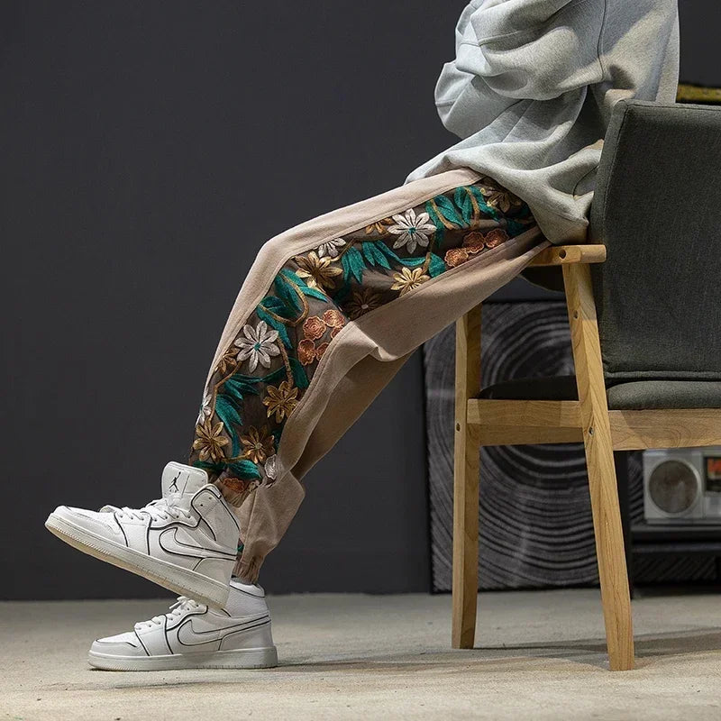PANTALON JOGGING PATCHWORK
