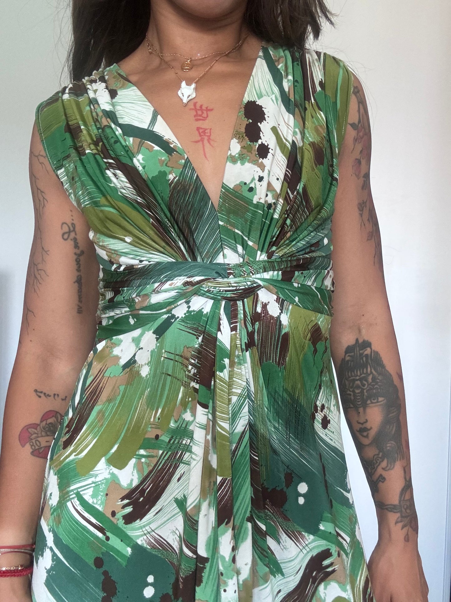 Robe d’été imprimée M. Élégance Paris – Taille unique