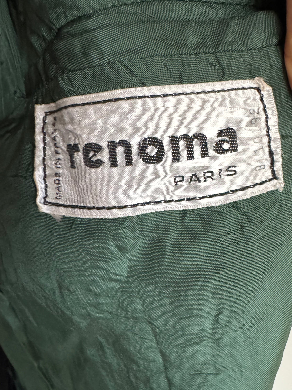 Blazer d'Archive Renoma Paris Vintage – Motif Optique "Vasarely" 100% Laine (Made in France)