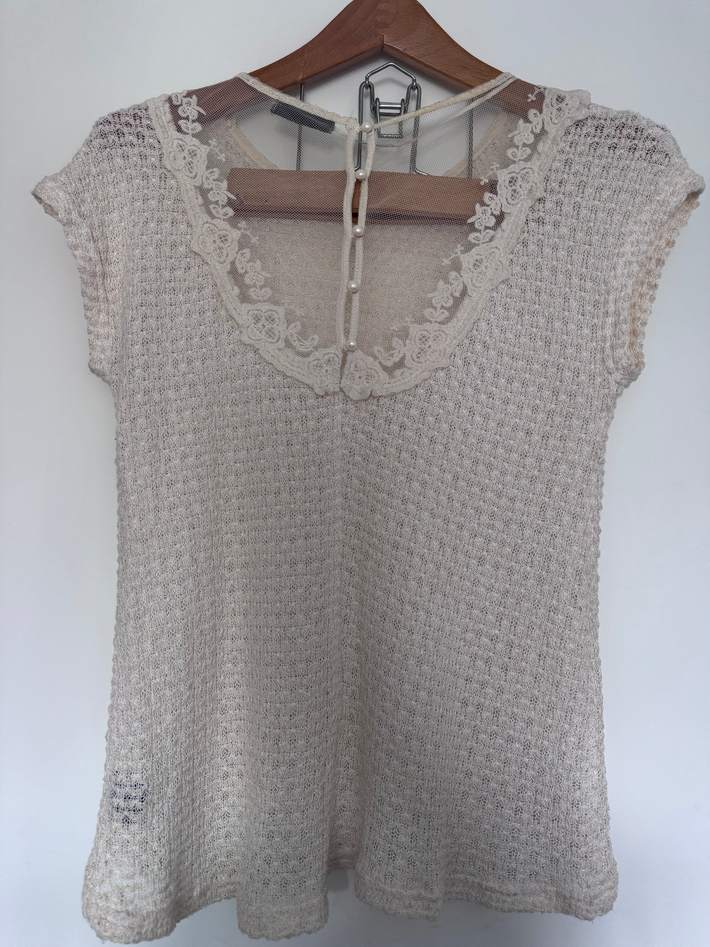 Haut tunique en coton Believe…E – Taille S – Esprit bohème