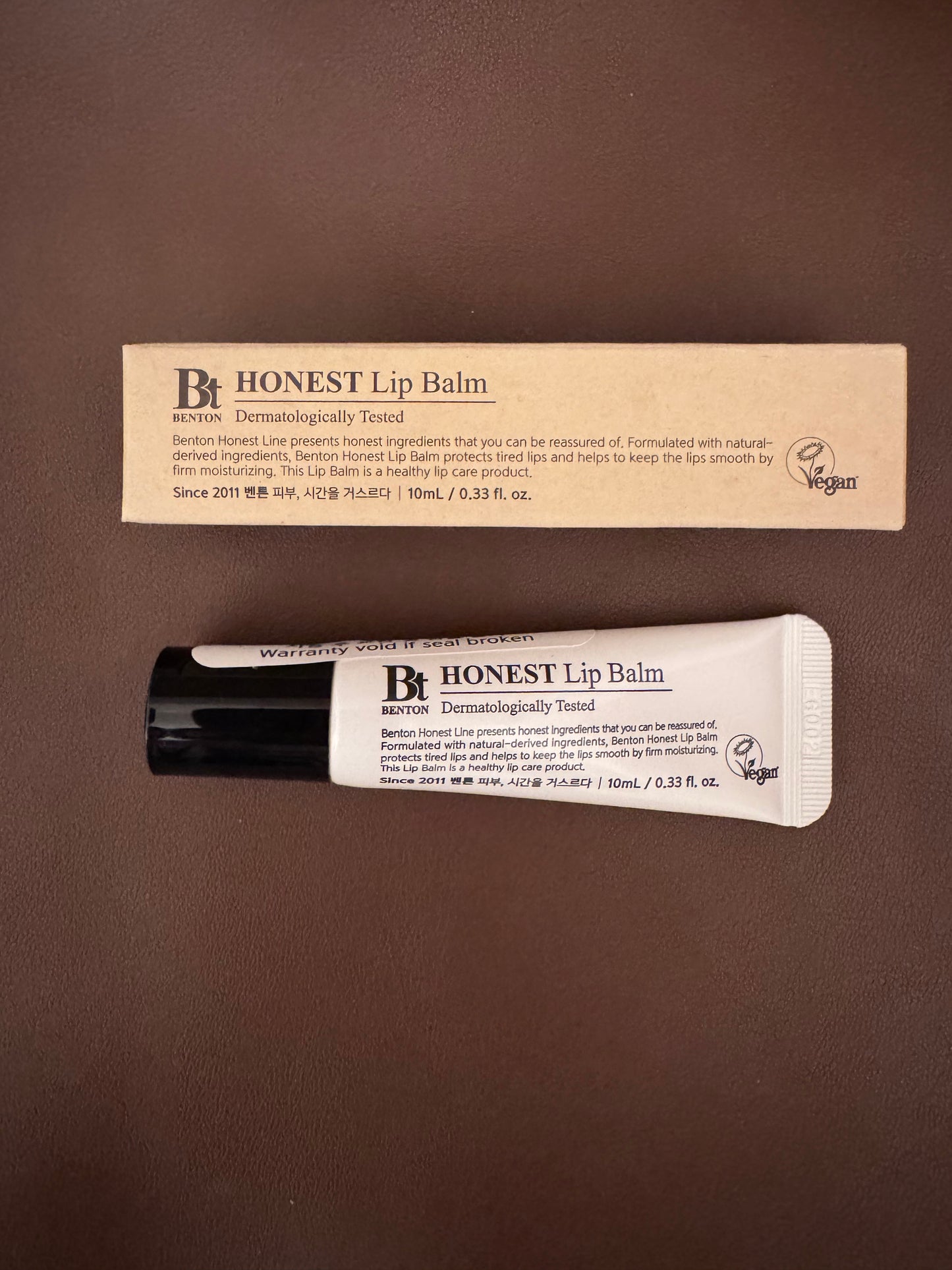 Benton Honest lip balm - baume à lèvre -10 ml made in Korea