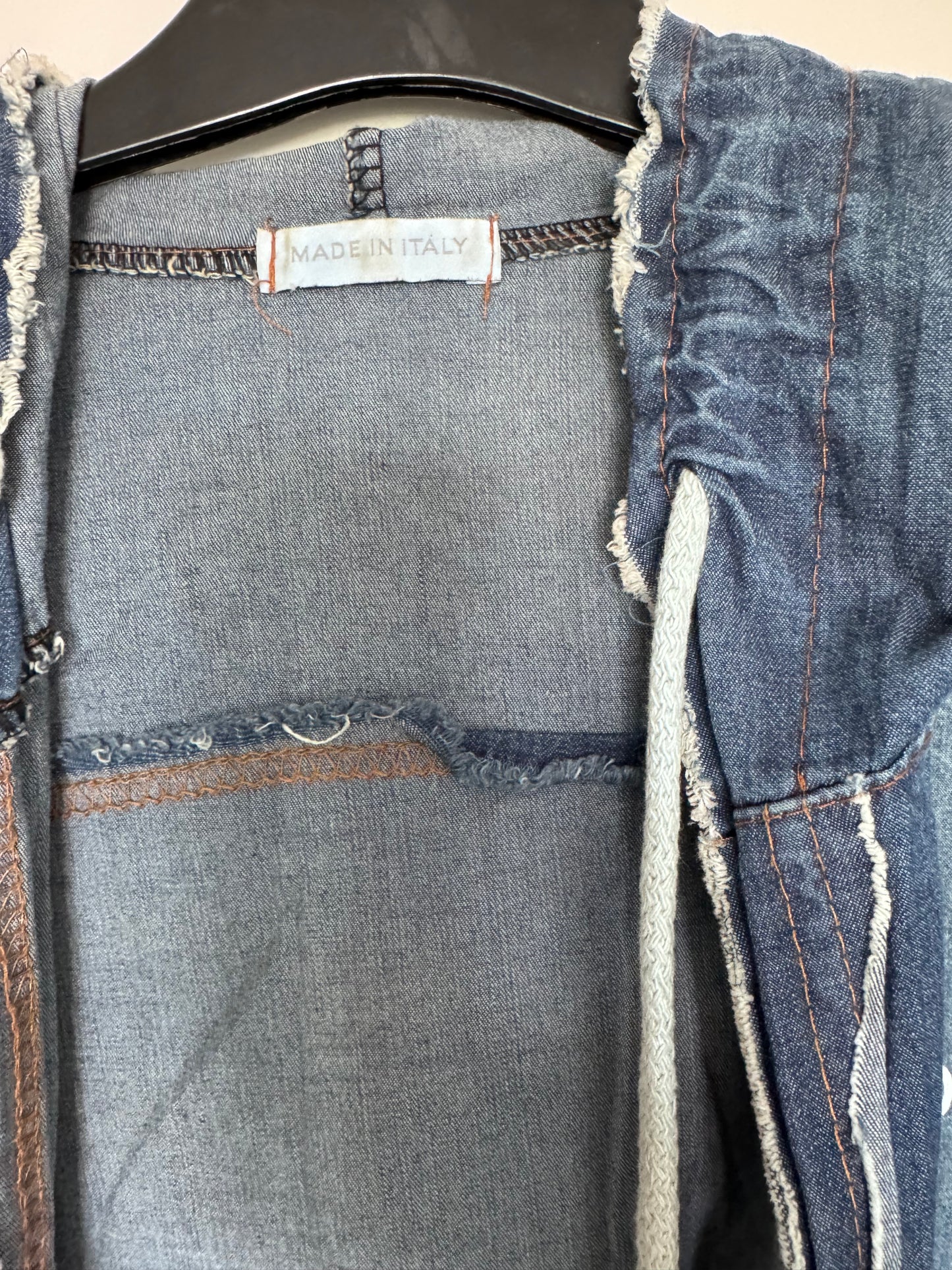 Veste longue Made in Italy à capuche en coton – Live Laugh Love