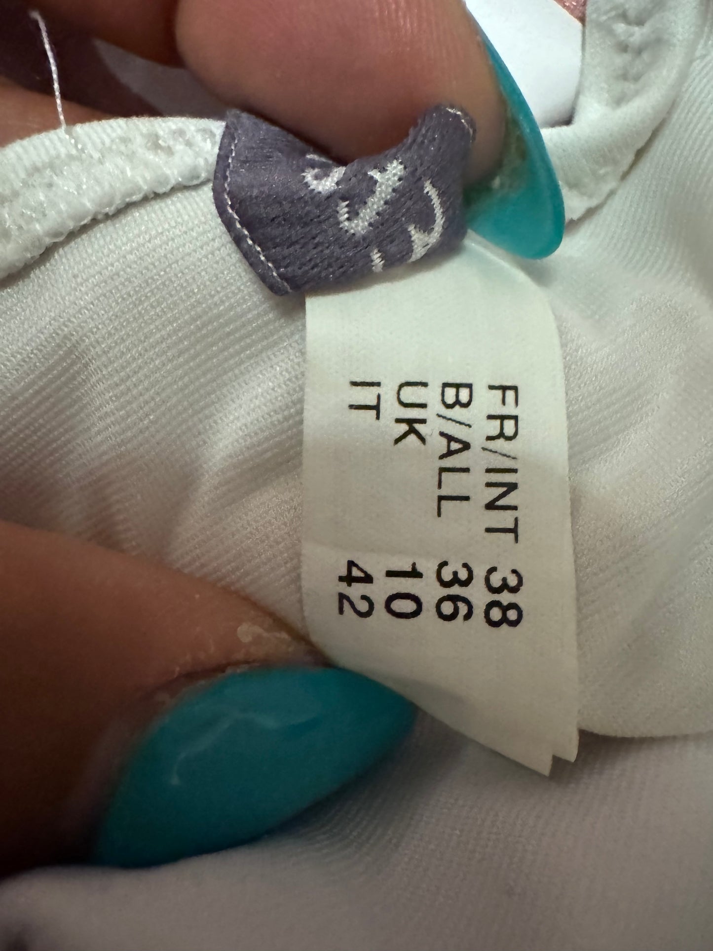 Maillot de bain une pièce Etam – Blanc – Taille 38
