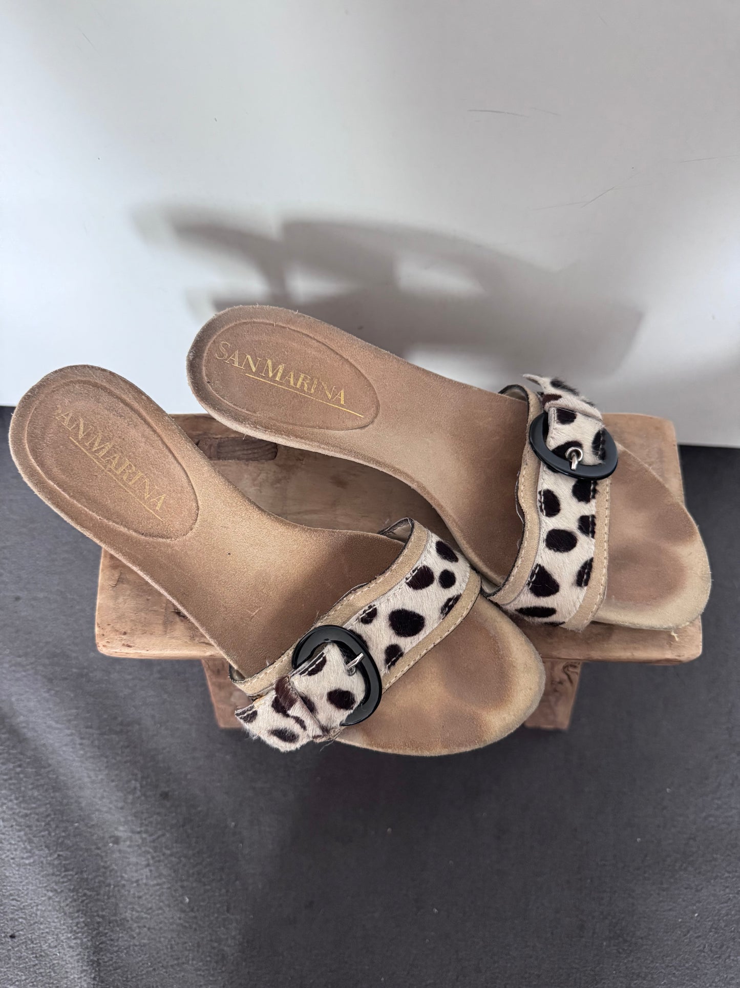 Sandales San Marina en cuir véritable taille 38
