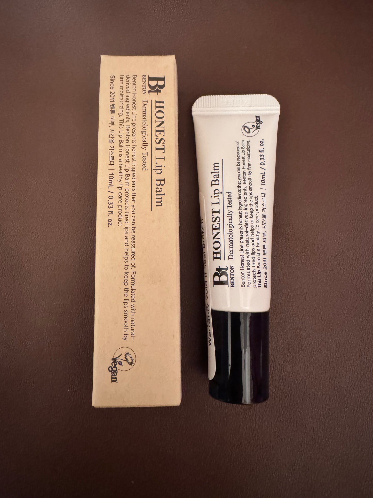 Benton Honest lip balm - baume à lèvre -10 ml made in Korea
