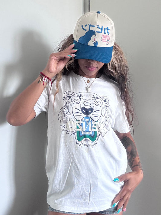 T-shirt Kenzo Tiger blanc – Taille M