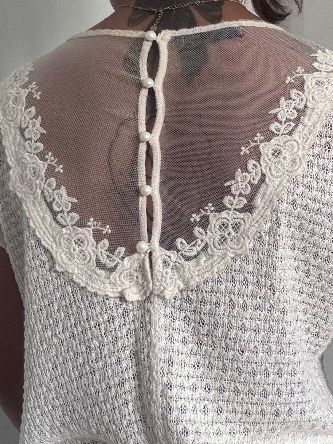 Haut tunique en coton Believe…E – Taille S – Esprit bohème