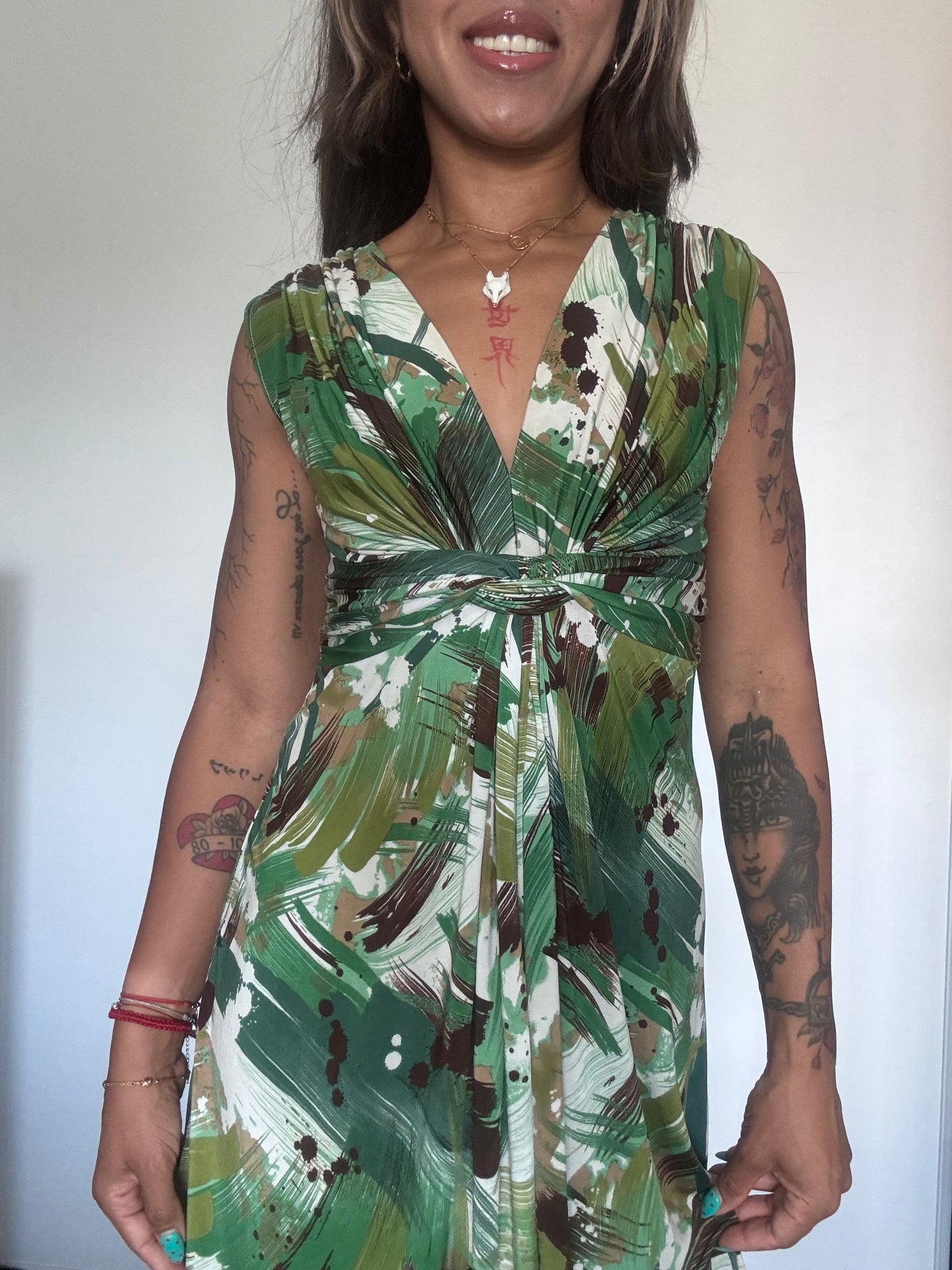 Robe d’été imprimée M. Élégance Paris – Taille unique