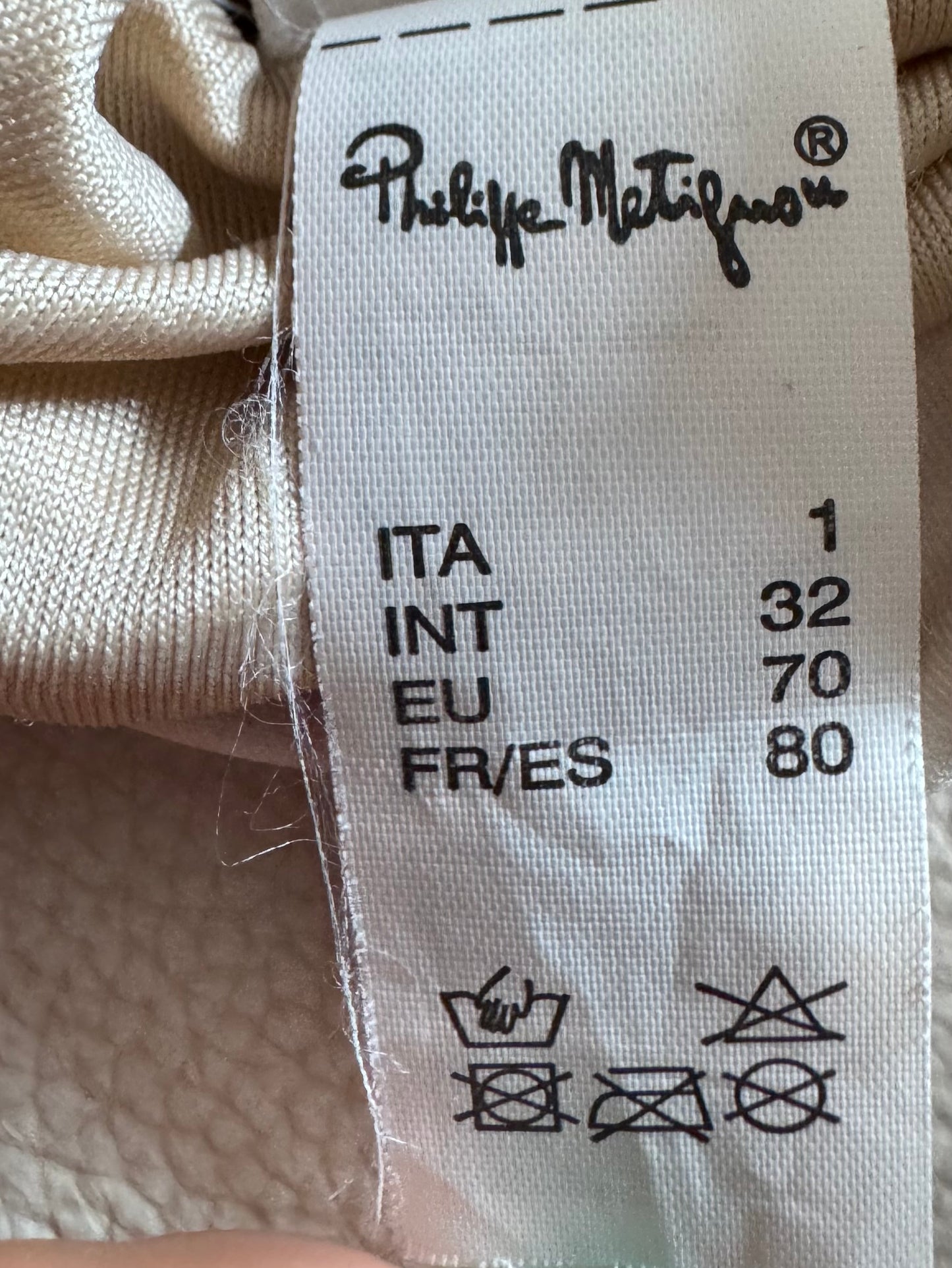 Maillot de bain vintage une pièce Philippe Matignon – Bicolore