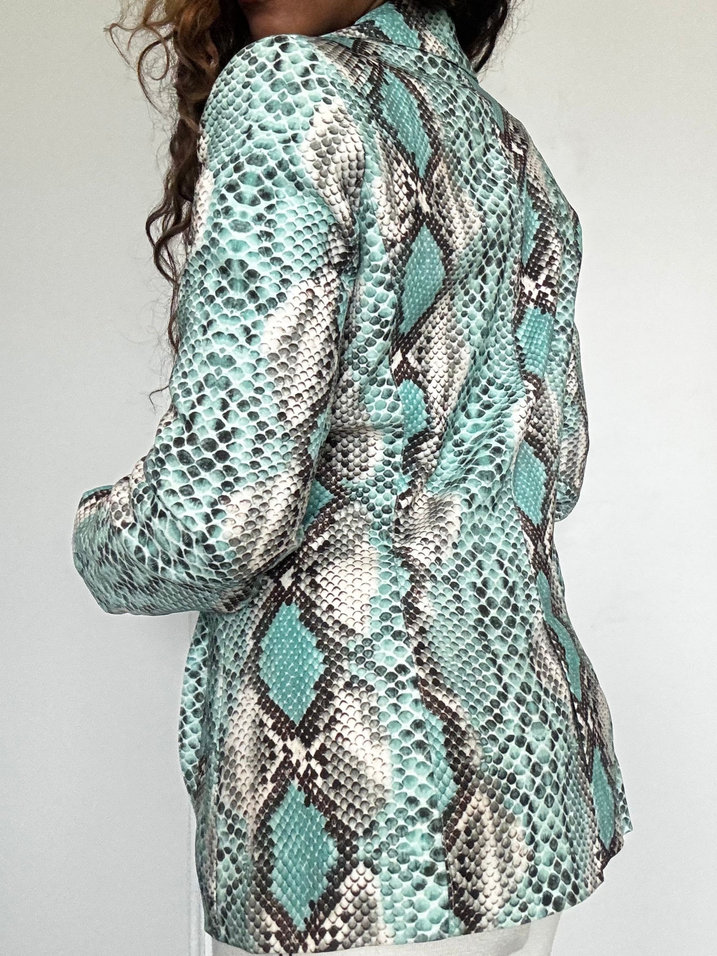 Blazer Mariely python – Made in France – Taille 40