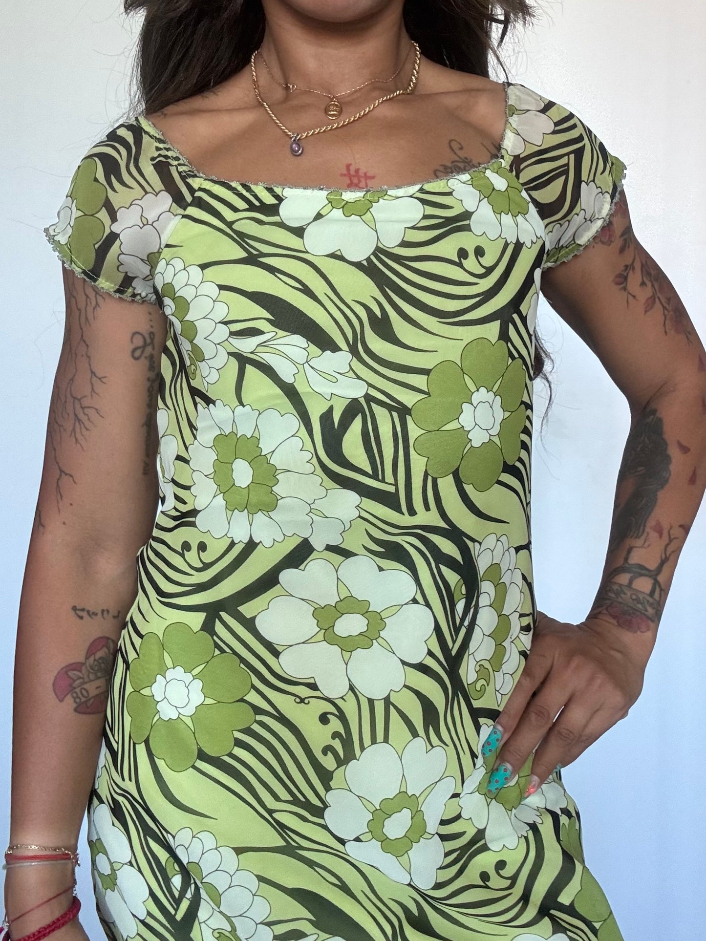 Robe Fleurie Louis Fashion Taille S – Esprit Vintage 70’s