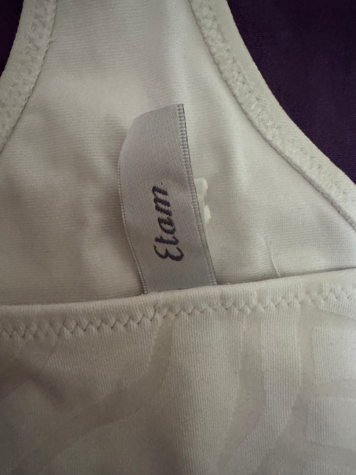 Maillot de bain une pièce Etam – Blanc – Taille 38