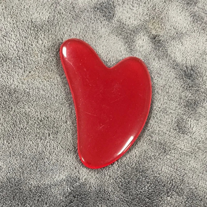 GUA SHA MASSAGE FACIAL LIFTING DU VISAGE ROSE EN  JADE