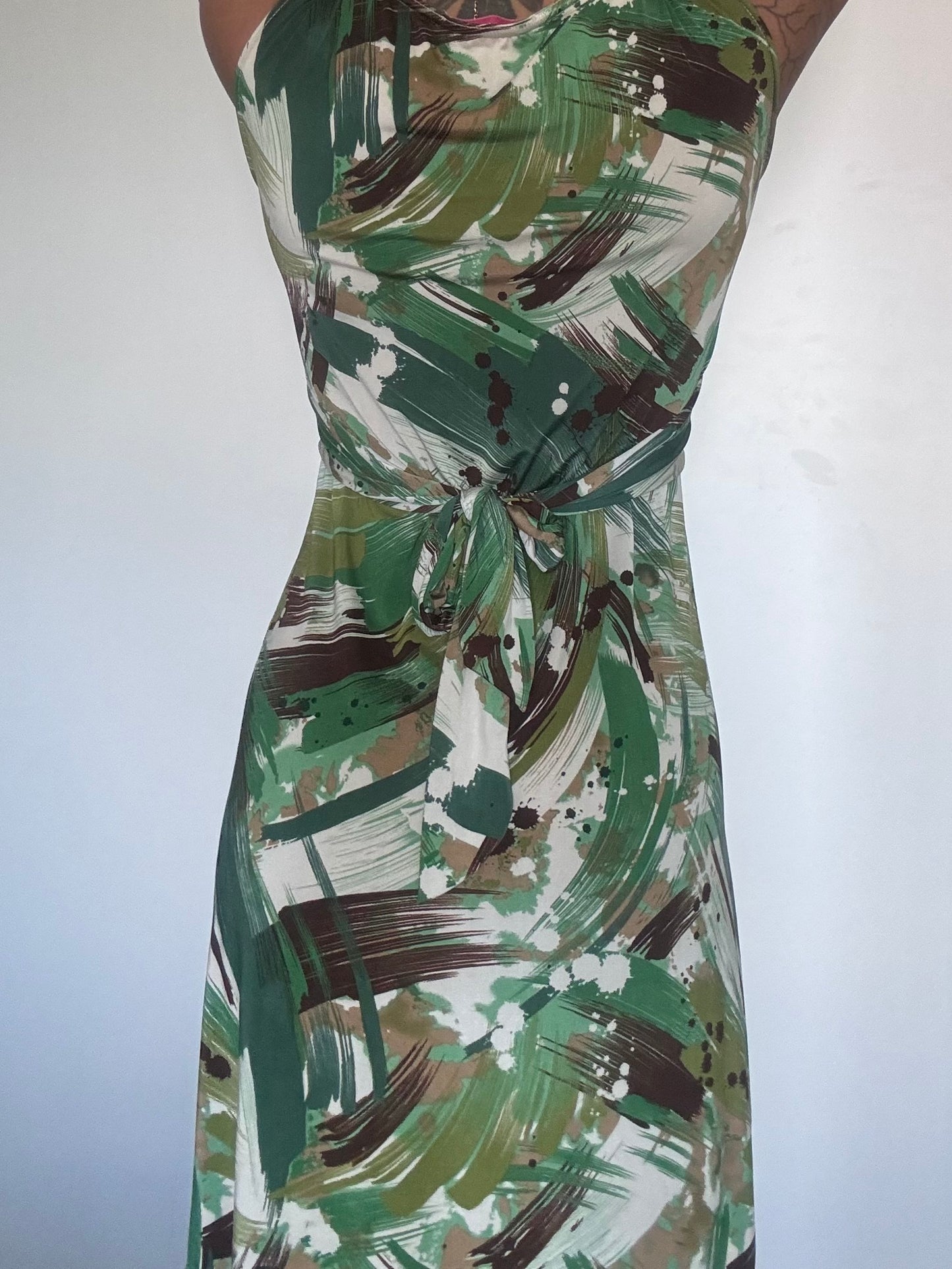 Robe d’été imprimée M. Élégance Paris – Taille unique