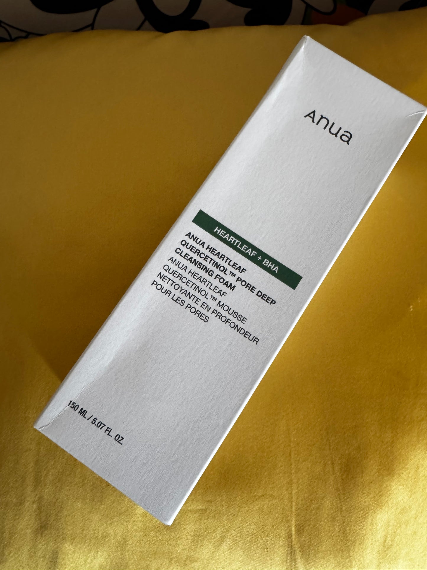 Nettoyant Visage Coréen Pores Profonds BHA – Heartleaf Quercetinol Cleansing Foam | Anua