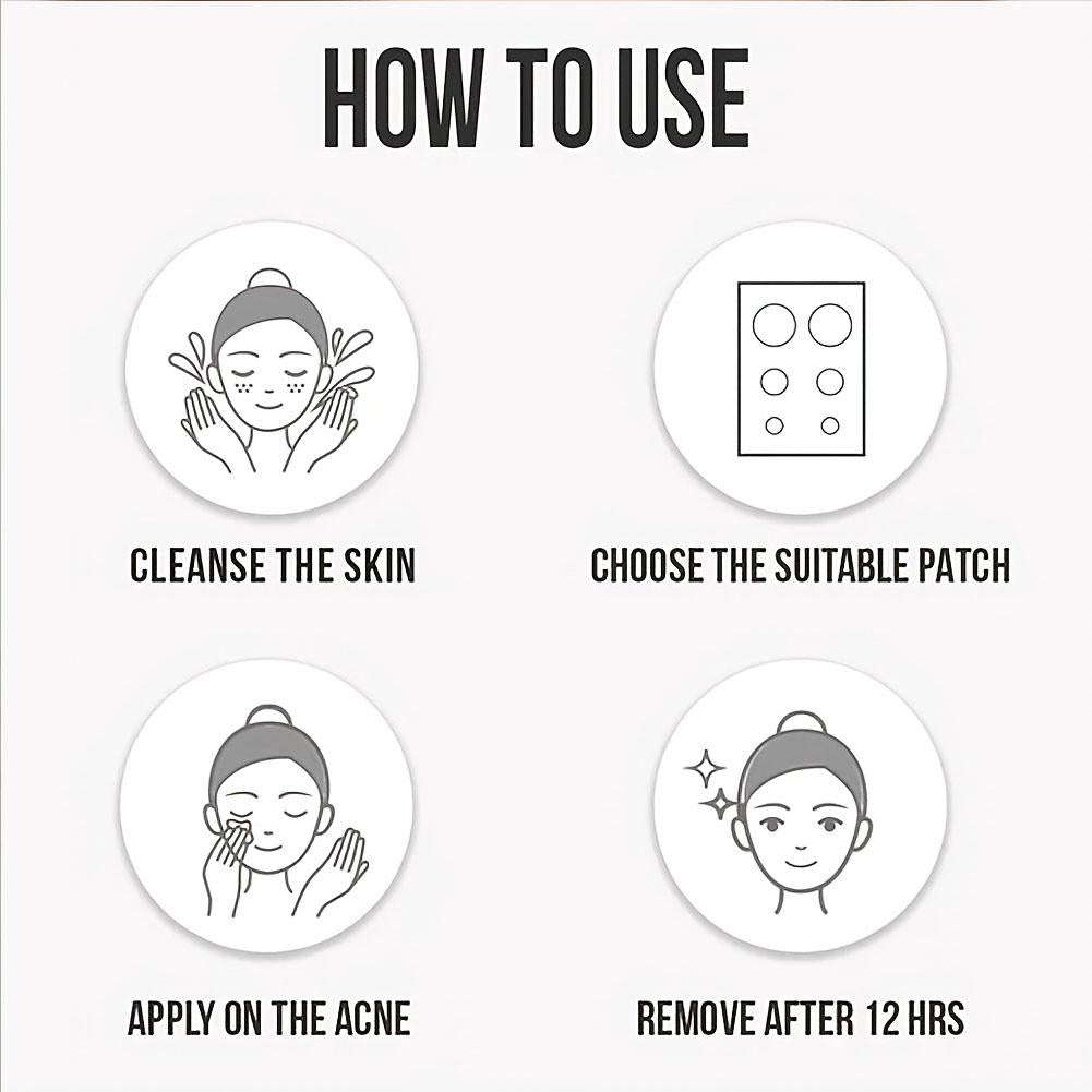 PATCHS ANTI-ACNE BUTTERFLY, AUTOCOLLANTS INVISIBLE