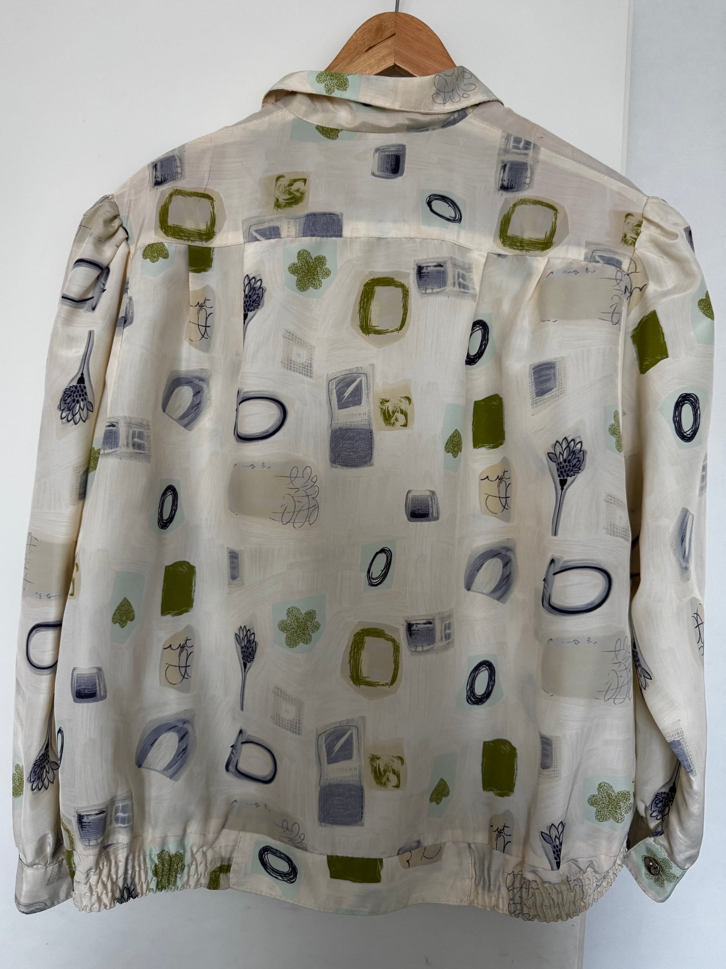 Chemisier vintage femme Made in France – blouse fluide imprimée chic printemps